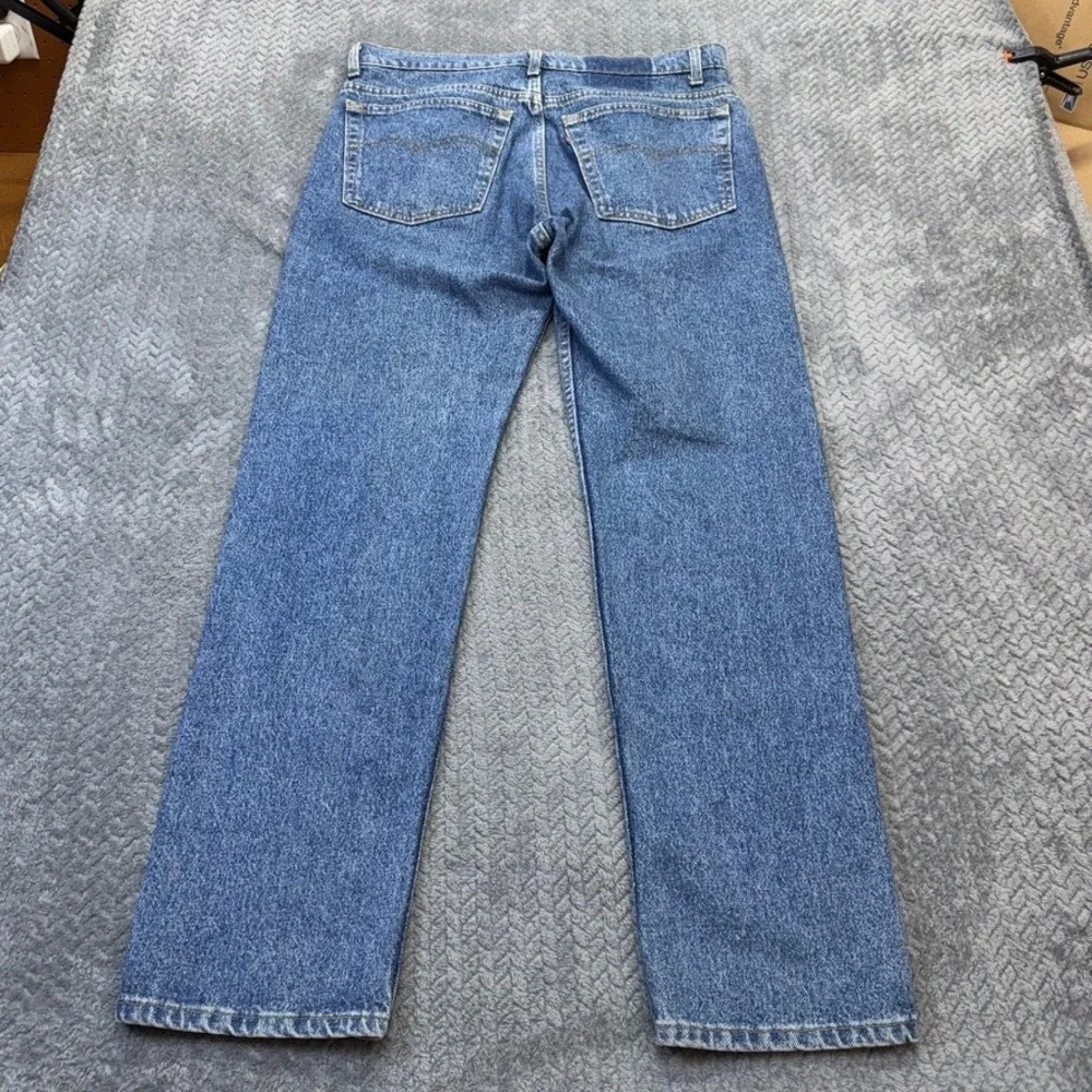 Levi's 505 Regular Fit Jeans Men 36x31 Straight Blue 100% Cotton Made in USA 90s